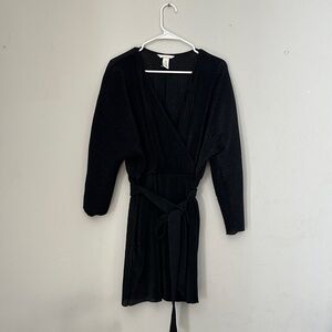 H&M Black Long Sleeve Dress